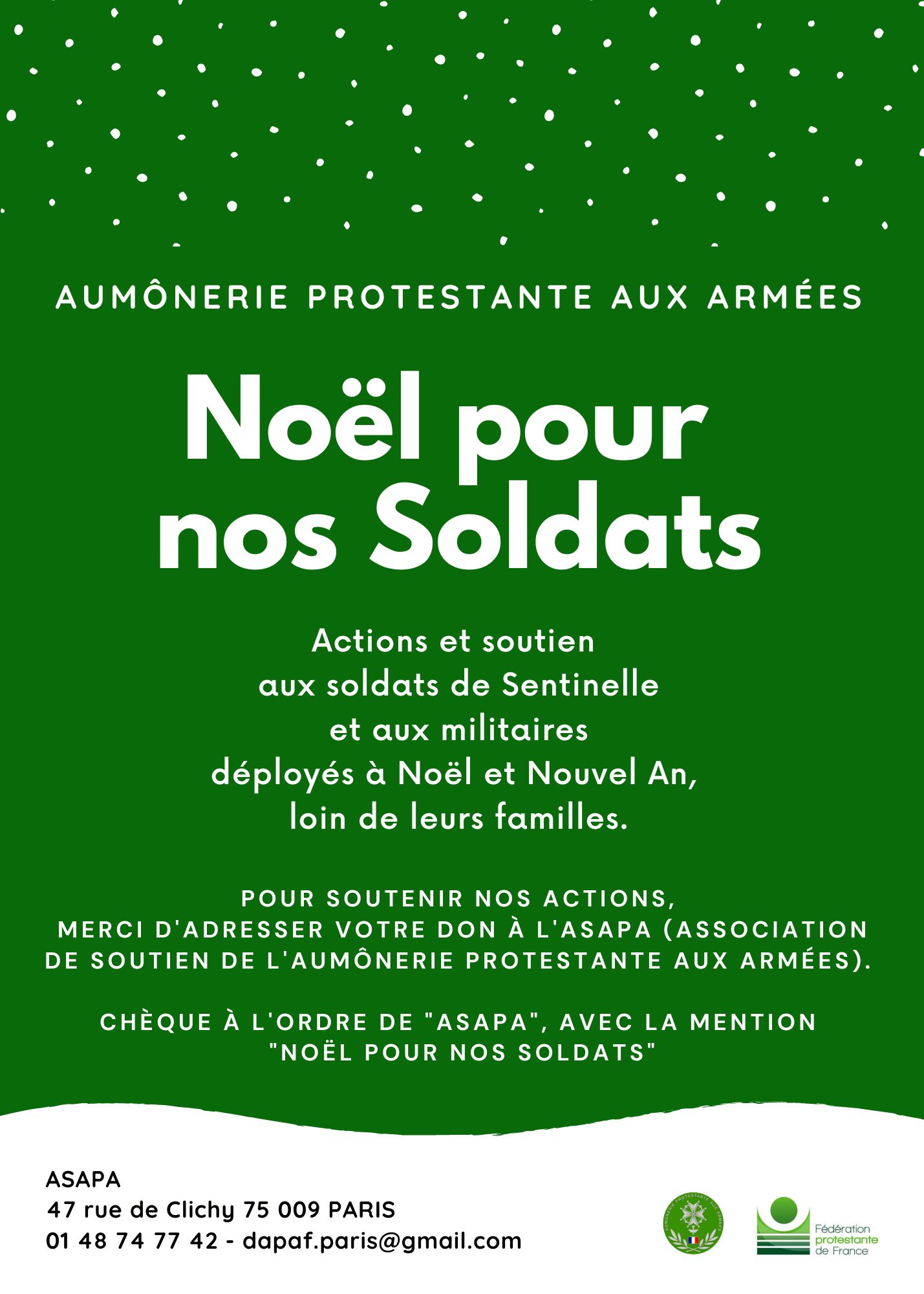 Noël pour nos soldats