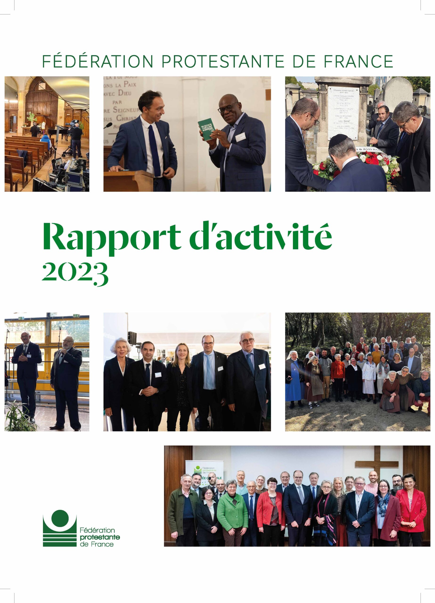 Rapport d'activité de la Fédération protestante de France 2023