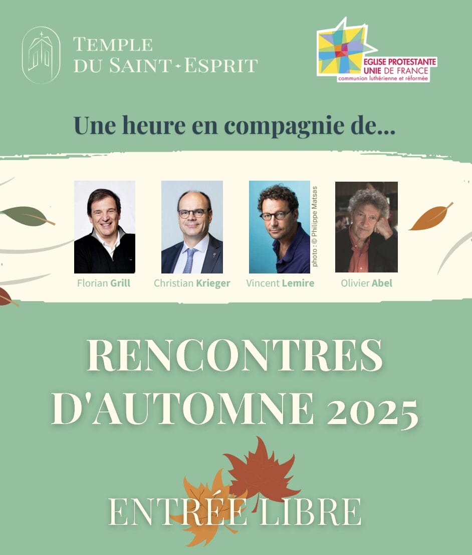 Conférences automne au Temple du Saint-Esprit