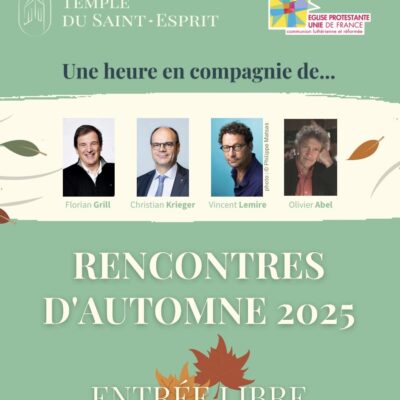 Conférences automne au Temple du Saint-Esprit